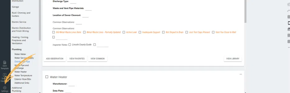 Scribeware Settings Arrow Scribeware Settings Arrow